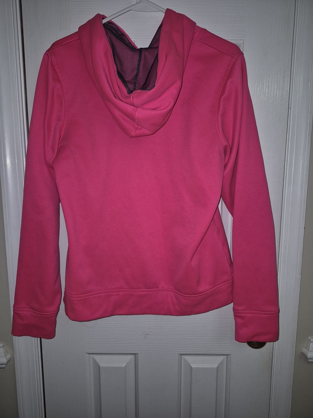 Under Armour Women’s Hot Pink Cowl Neck Pullover Hoodie - Picture 3 of 3